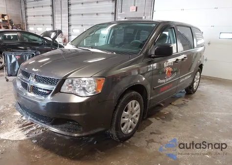 2016 Dodge Grand Caravan American Value Pkg из США, поврежденный, VIN 2C4RDGBG1GR330325